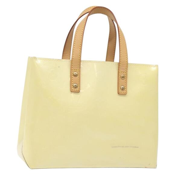 LOUIS VUITTON Monogram Vernis Reade PM Hand Bag Perle M91336 - Picture 1 of 12